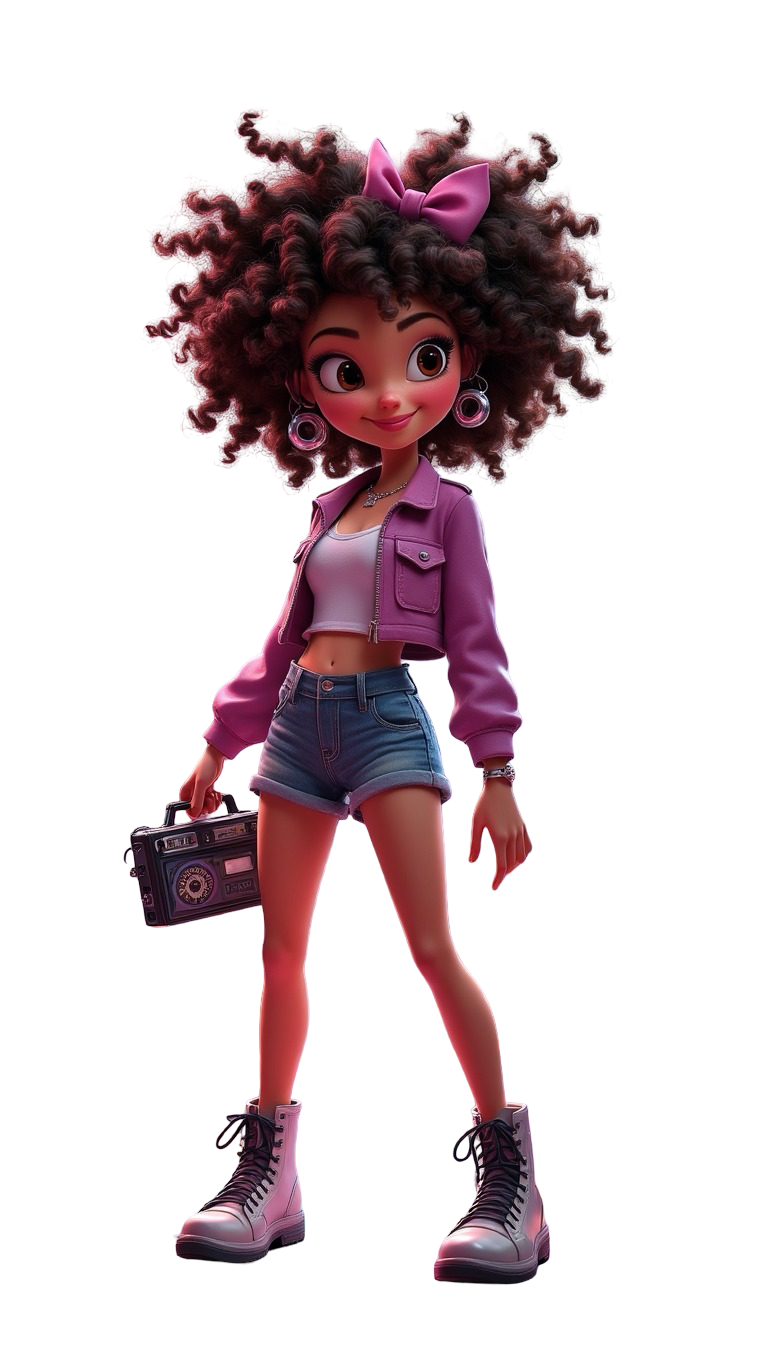 Friendly assistant character